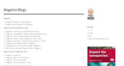 Desktop Screenshot of excellencemagentoblog.com